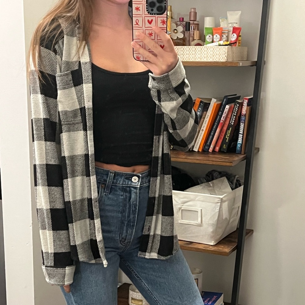 Black and White Cozy Flannel